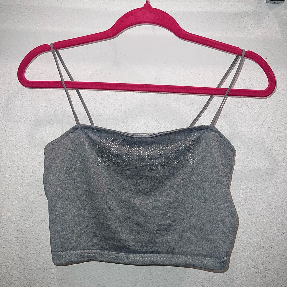 “Angel” Grey Crop Top ✨